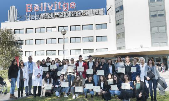 L’Hospital de Bellvitge participa en els programes de ciència per a joves de la Fundació Catalunya La Pedrera