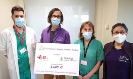 L’IDIBELL i l'Hospital de Bellvitge reben una donació de 3.000€ per a la recerca en epilèpsia
