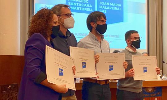 Els infermers Albert Gonzàlez i José Jerez, premiats per la UB per la innovació en formació